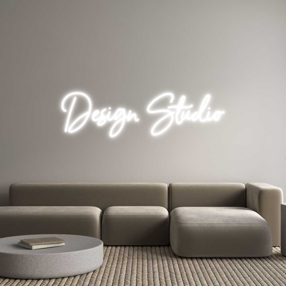Individuelles Neon: Design Studio