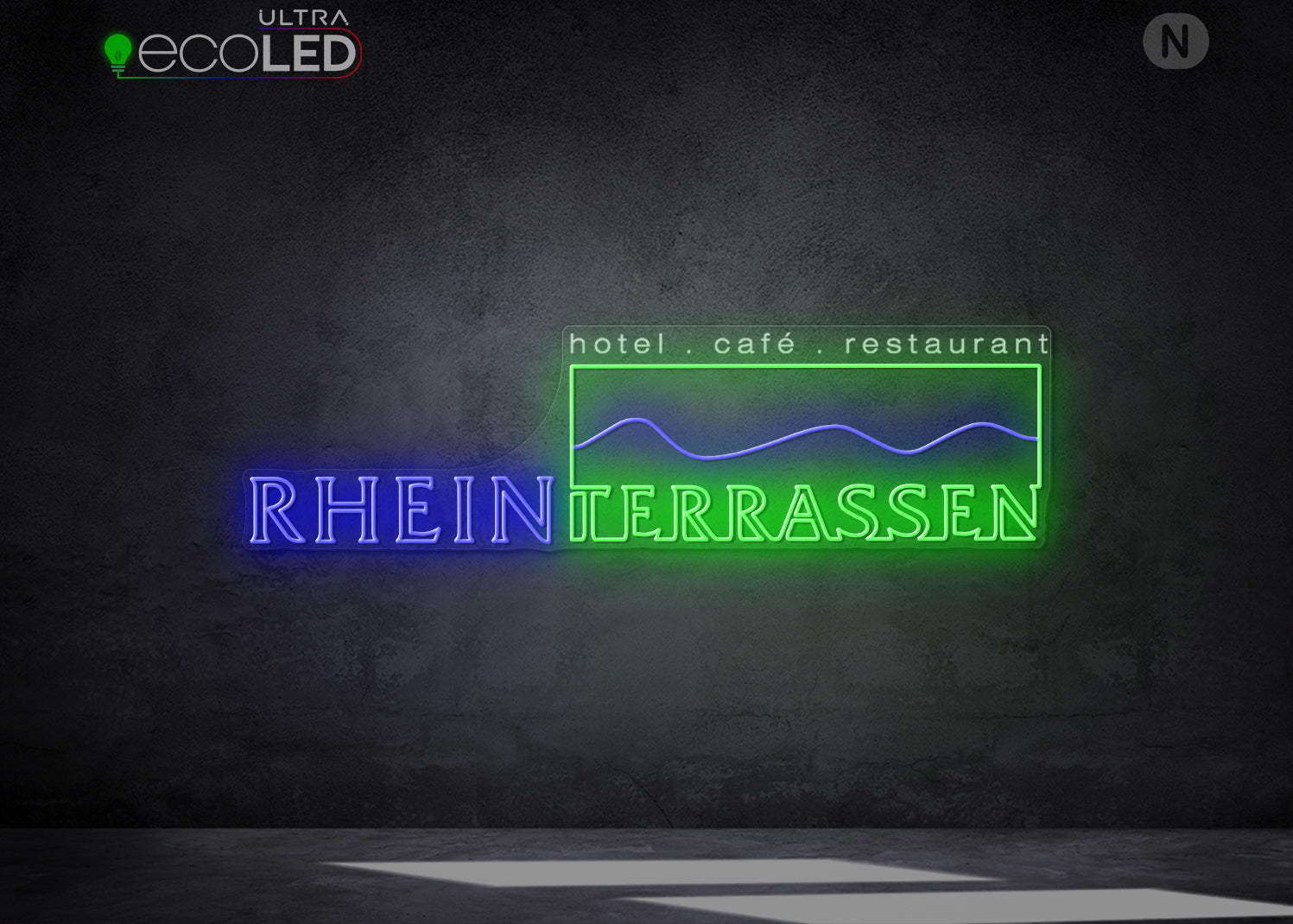 Individuelles Neonschild