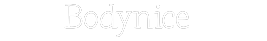 Individuelles Neon: Bodynice