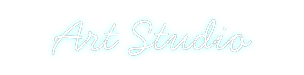 Individuelles Neon: Art Studio
