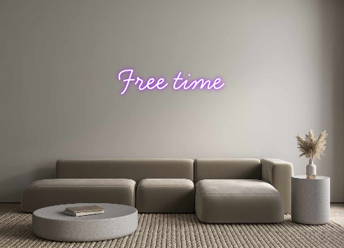 Individuelles Neon: Free time