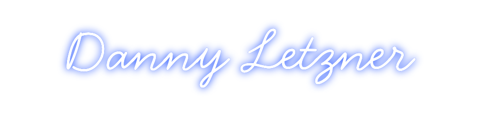 Individuelles Neon: Danny Letzner