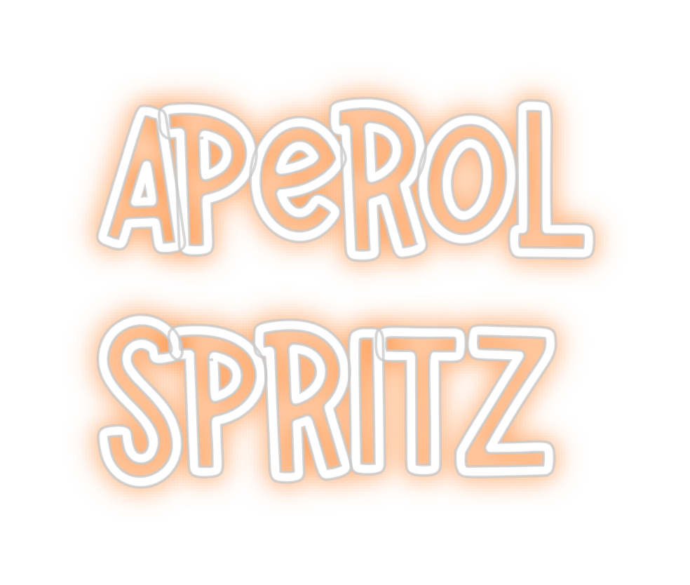 Individuelles Neon: Aperol
Spritz