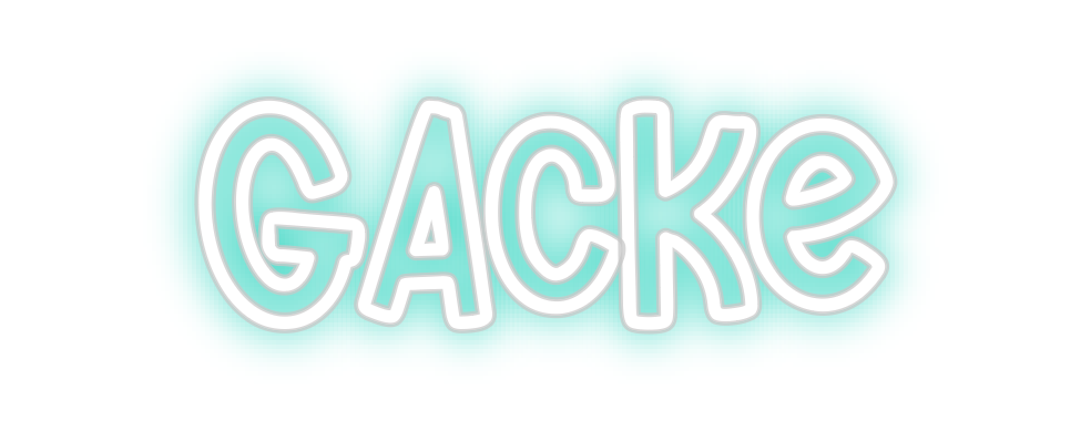 Individuelles Neon: Gacke