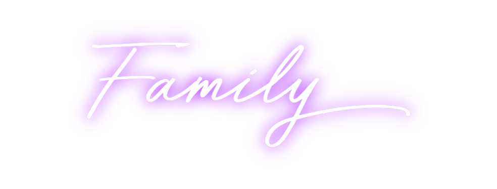 Individuelles Neon: Family