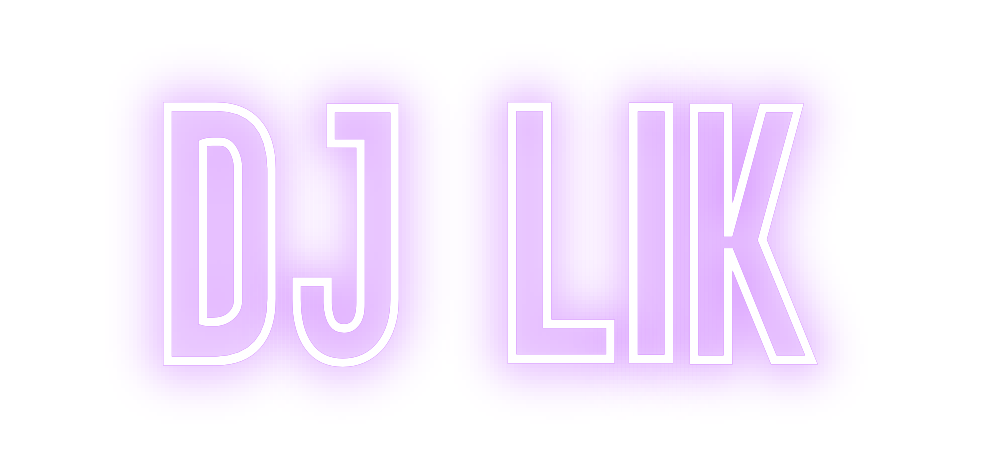 Individuelles Neon: DJ Lik