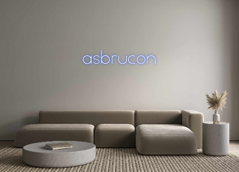 Individuelles Neon: asbrucon