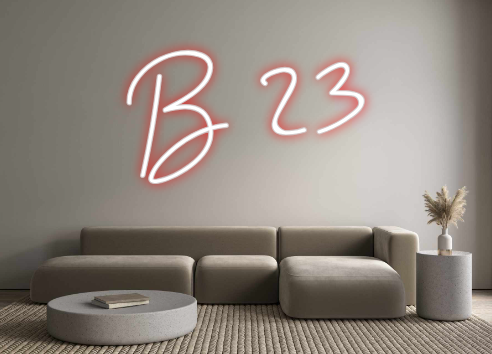 Individuelles Neon: B 23