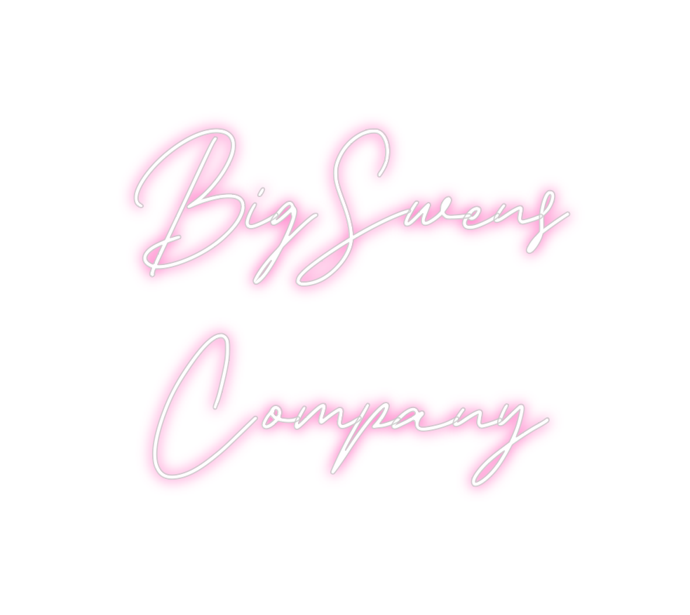 Individuelles Neon: Big Swens
Com...