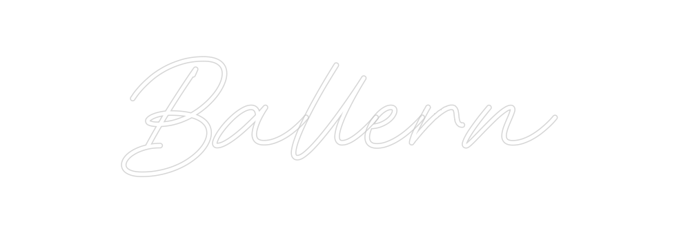 Individuelles Neon: Ballern