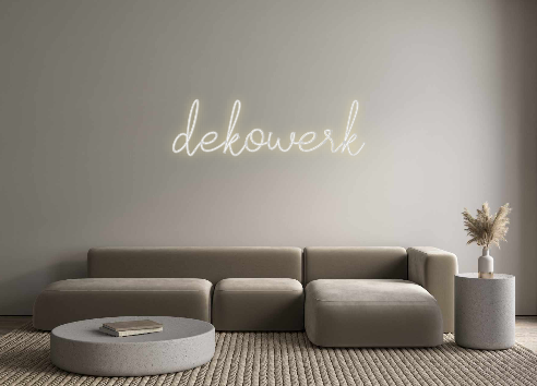 Individuelles Neon: dekowerk