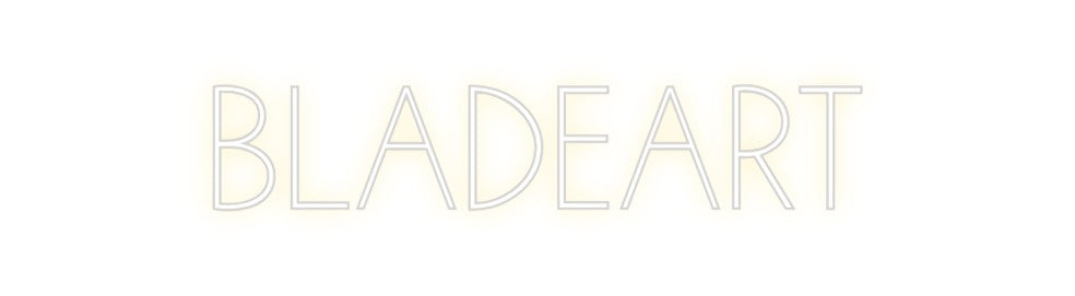Individuelles Neon: BLADEART