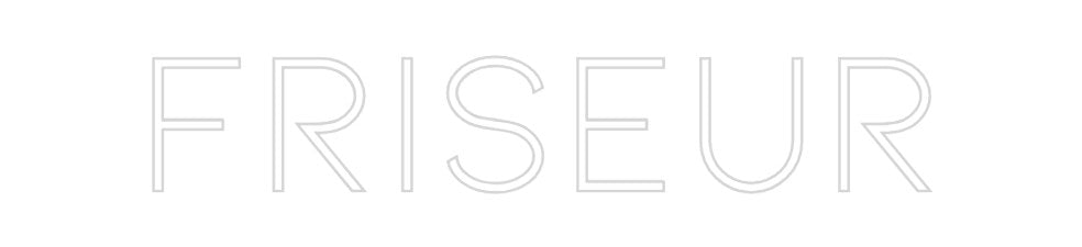 Individuelles Neon: FRISEUR