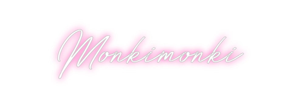 Individuelles Neon: Monkimonki