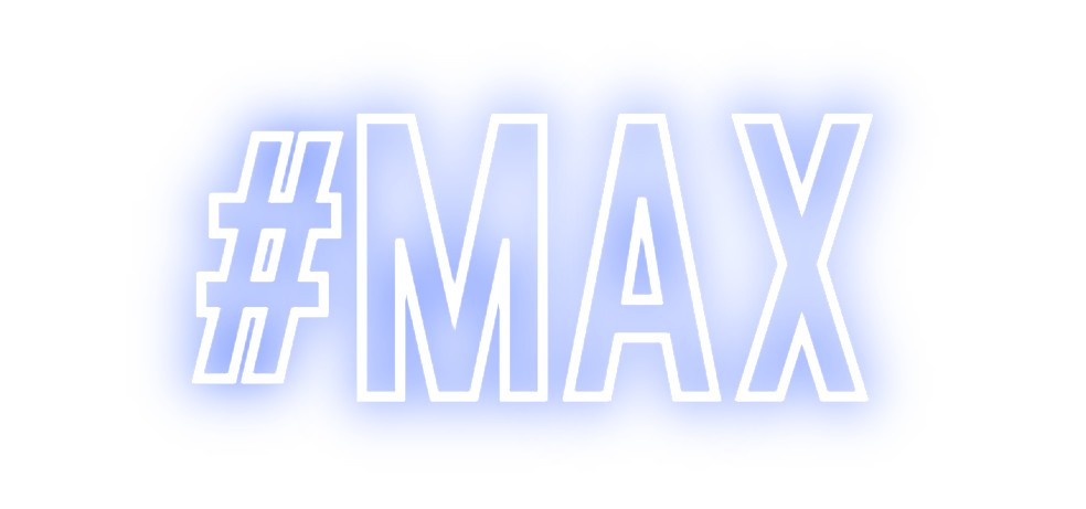 Individuelles Neon: #MAX