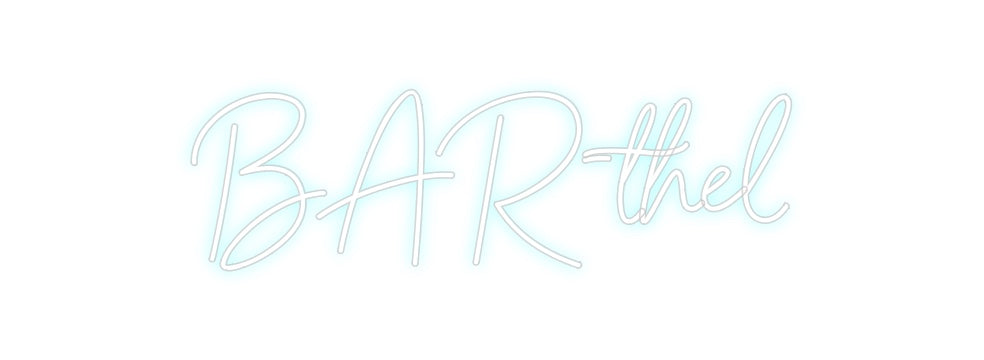 Individuelles Neon: BAR-thel