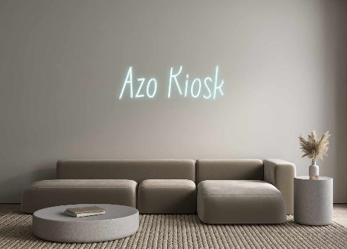 Individuelles Neon: Azo Kiosk