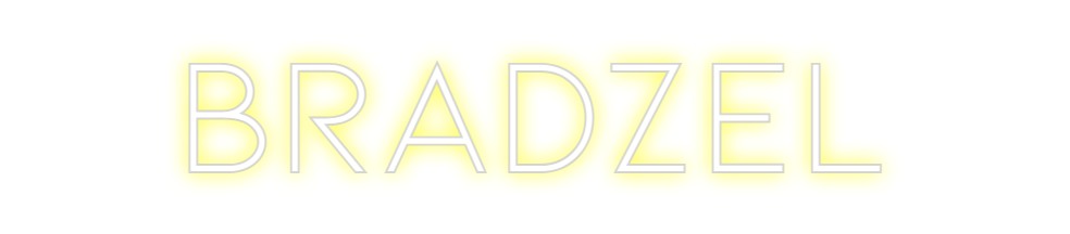 Individuelles Neon: BRADZEL