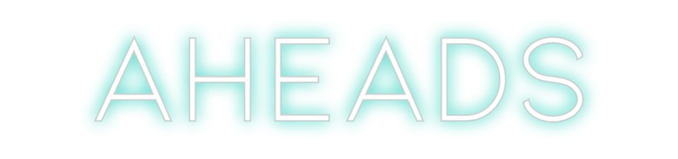 Individuelles Neon: AHEADS