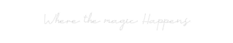 Individuelles Neon: Where the mag...