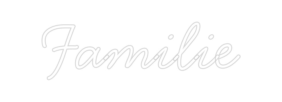 Individuelles Neon: Familie