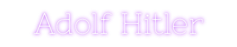 Individuelles Neon: Adolf Hitler