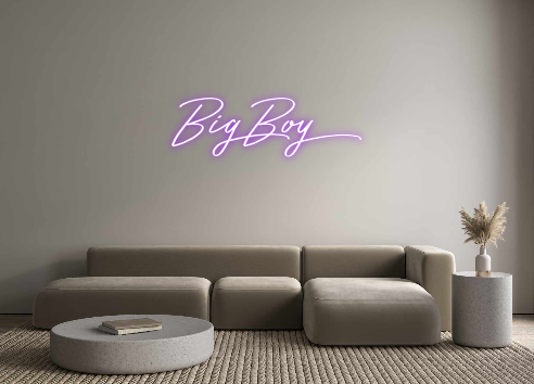 Individuelles Neon: BigBoy