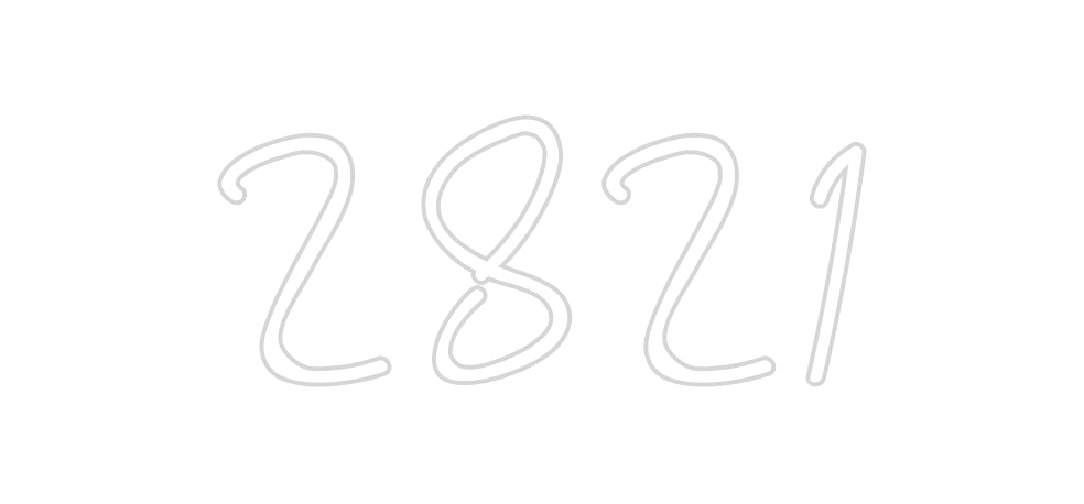 Individuelles Neon: 2821