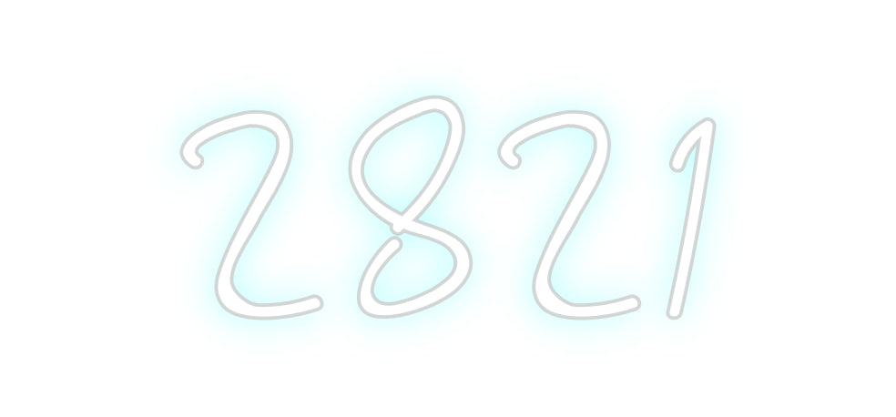 Individuelles Neon: 2821