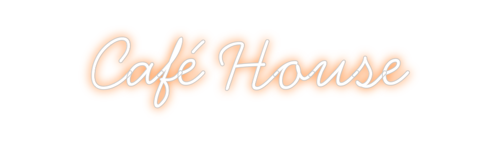 Individuelles Neon: Café House