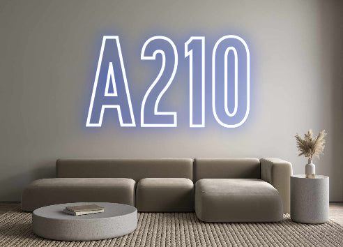 Individuelles Neon: A210