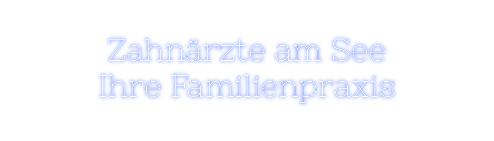 Individuelles Neon: Zahnärzte am ...
