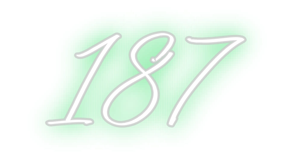 Individuelles Neon: 187