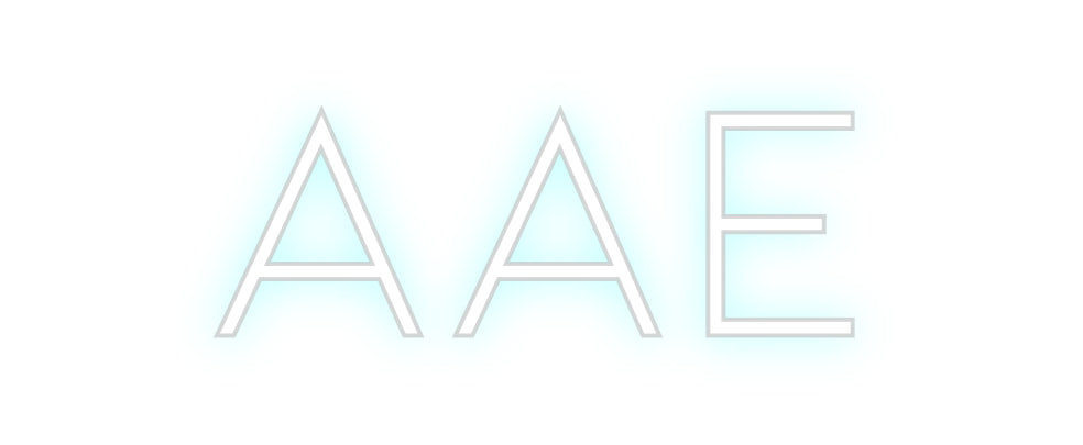 Individuelles Neon: AAE