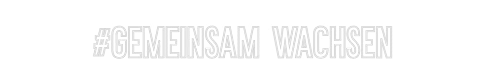 Individuelles Neon: #gemeinsam wa...