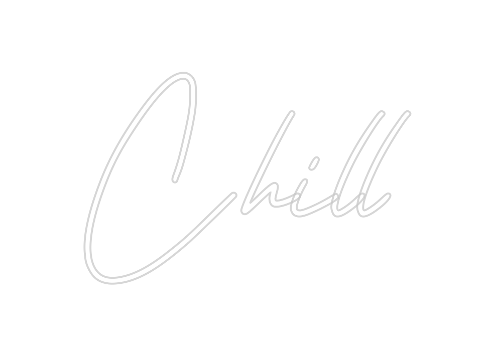 Individuelles Neon: Chill