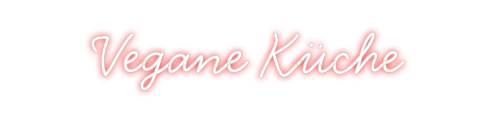 Individuelles Neon: Vegane Küche