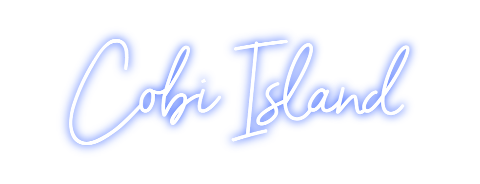 Individuelles Neon: Cobi Island