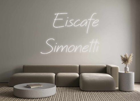 Individuelles Neon: Eiscafe
Simo...