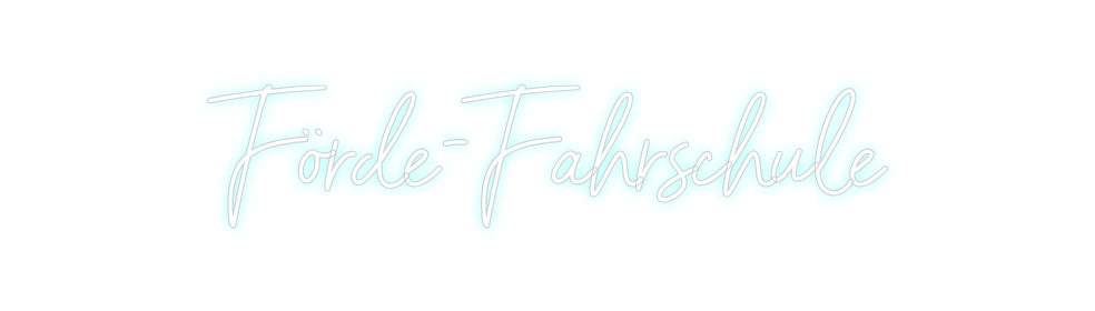 Individuelles Neon: Förde-Fahrsch...