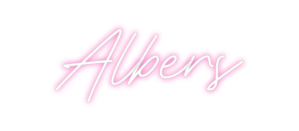 Individuelles Neon: Albers
