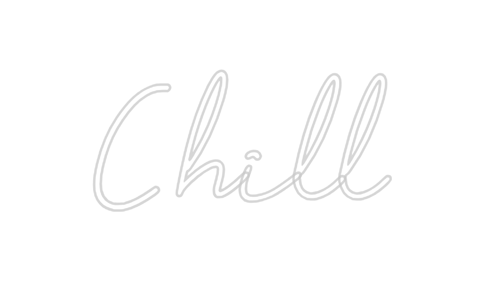 Individuelles Neon: Chill
