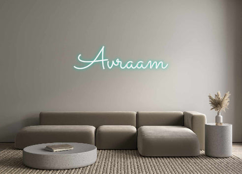 Individuelles Neon: Avraam