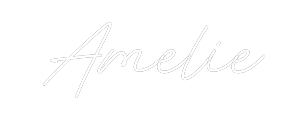 Individuelles Neon: Amelie
