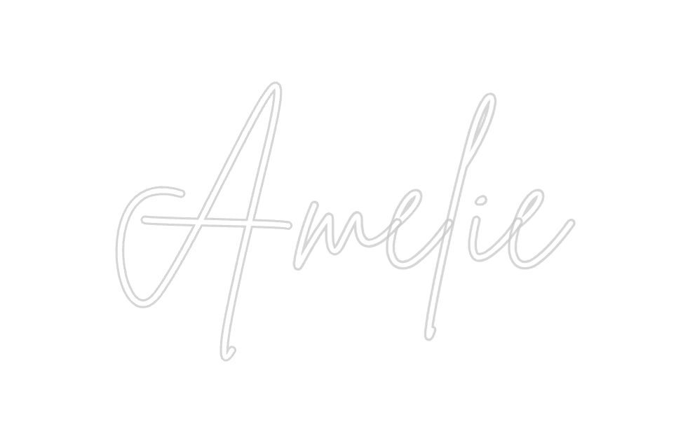 Individuelles Neon: Amelie