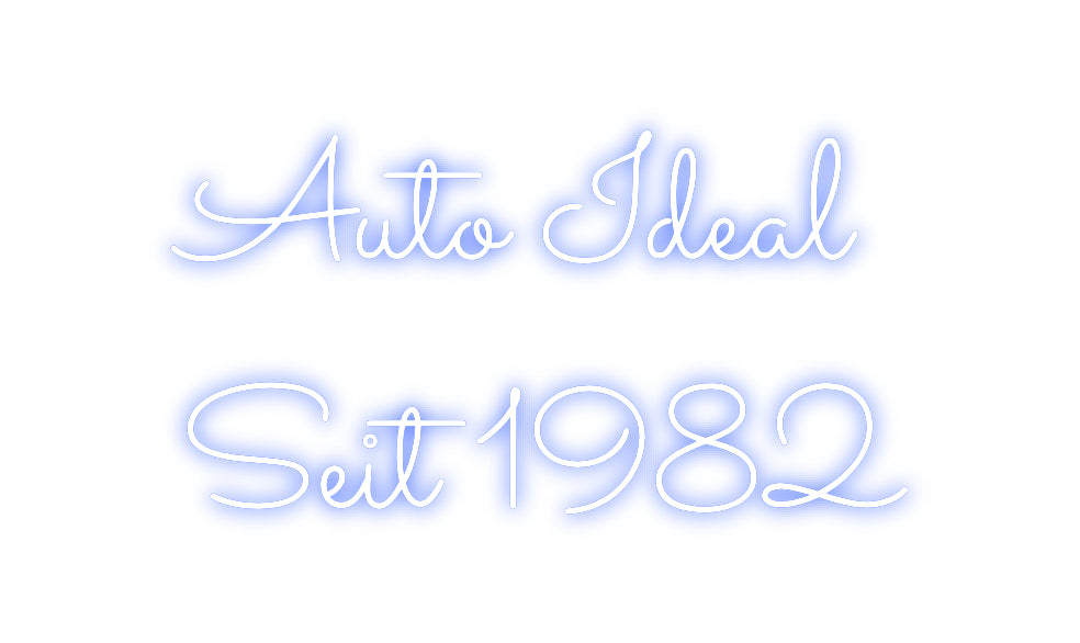 Individuelles Neon: Auto Ideal
S...