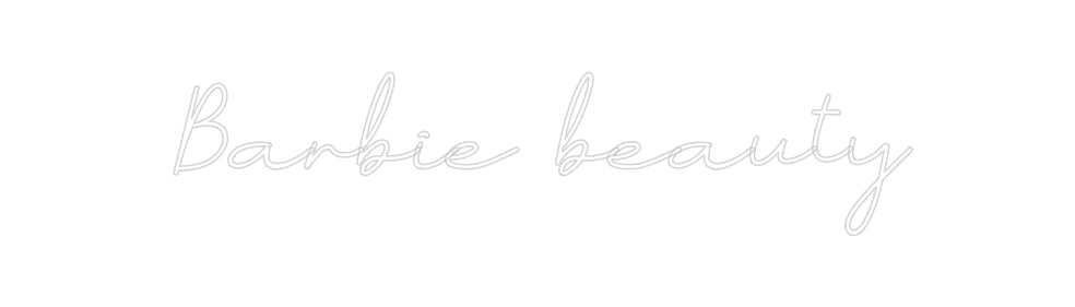 Individuelles Neon: Barbie beauty