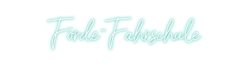 Individuelles Neon: Förde-Fahrsch...