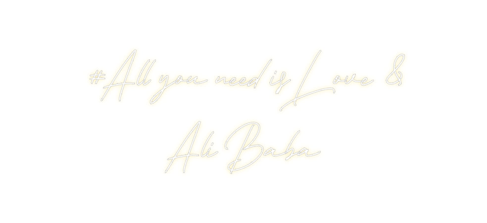 Individuelles Neon: #All you need...