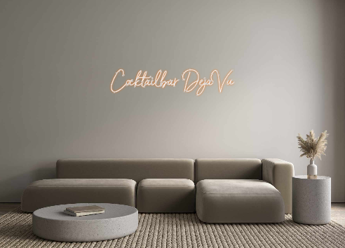 Individuelles Neon: Cocktailbar D...